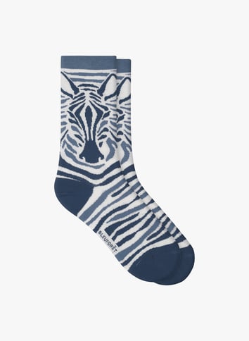 Sokken met print - katoenblend BLEUFORET Blauw